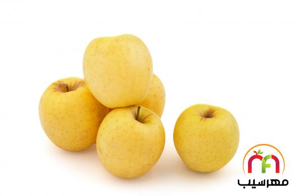 عرضه انواع سیب زرد ارزان